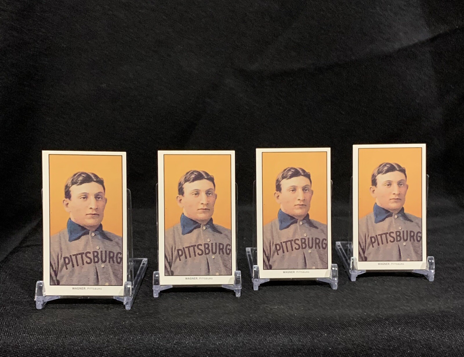 1909-11 T206 HONUS WAGNER PITTSBURGH PIRATES (LOT OF 4) (LICENSED REPRINT)