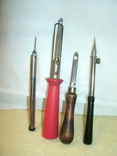Vintage Rug Punch Needles-- 4 Assorted --Unbranded--Original--Delicately Used