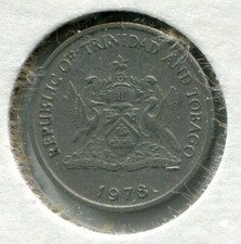 Foreign Coin - Trinidad & Tobago - Ten Cents (10 Cents) 1978