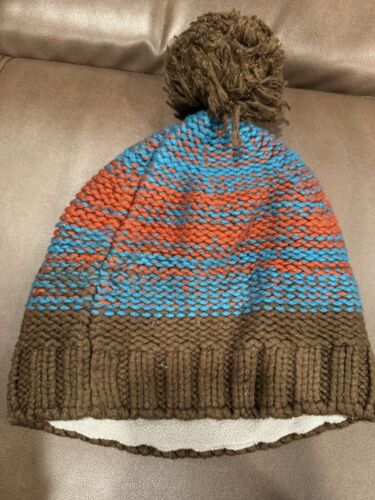 Northface Damen Strickmütze mehrfarbig �� Wintermütze mit Bommel gebraucht Beanie - Bild 3 von 9