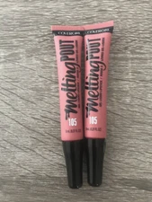 2 Pack COVERGIRL Melting Pout Gel Lipstick #105 GEL-FUL, Lapiz labial en gel