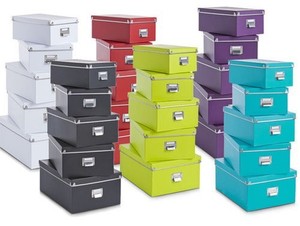 5tlg Set Caja de Almacenamiento con Tapa Caja Embalaje Cartón Cajetilla