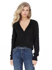 NWT 70 Gap Women's Linen Blend Button Down V-Neck Cardigan Sweater Sz M