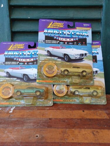 Johnny Lightning Dragsters USA 1995  Set of 3 Series #2 1/64 Scale Diecast - Picture 1 of 4
