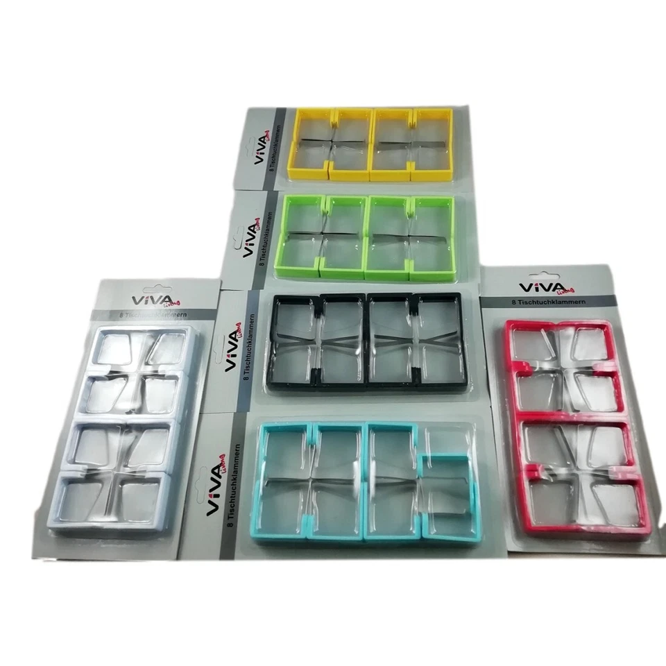 8 X Pinces à Nappe Clip Pince Accroche Table 3,5 cm pour Nappes - Photo 2/4