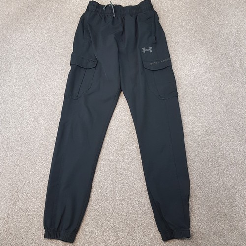Under Armour Herren Jogginghose Small Schwarz Cargo Stretch Webhose Gym