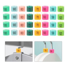 160 PCS Hanger Size Tags Labels for Clothing Clothes Markers Supply