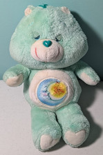 CARE BEARS 1983 BEDTIME BEAR MOON STARS 13 Blue STUFFED PLUSH KENNER Vintage