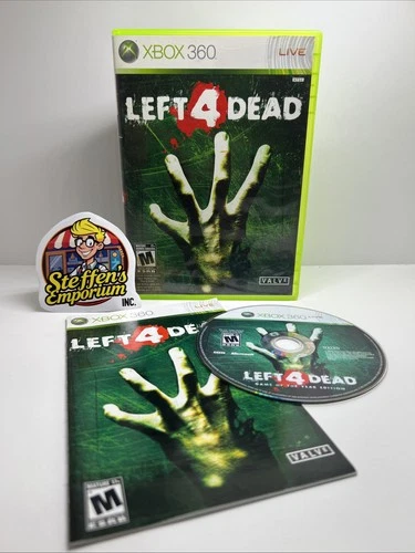 Left 4 Dead (Microsoft Xbox 360, 2008) Cib Tested