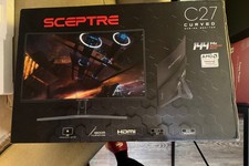 Sceptre C27 27" Curved Gaming Monitor 144Hz AMD FreeSync HDMI DP DVI