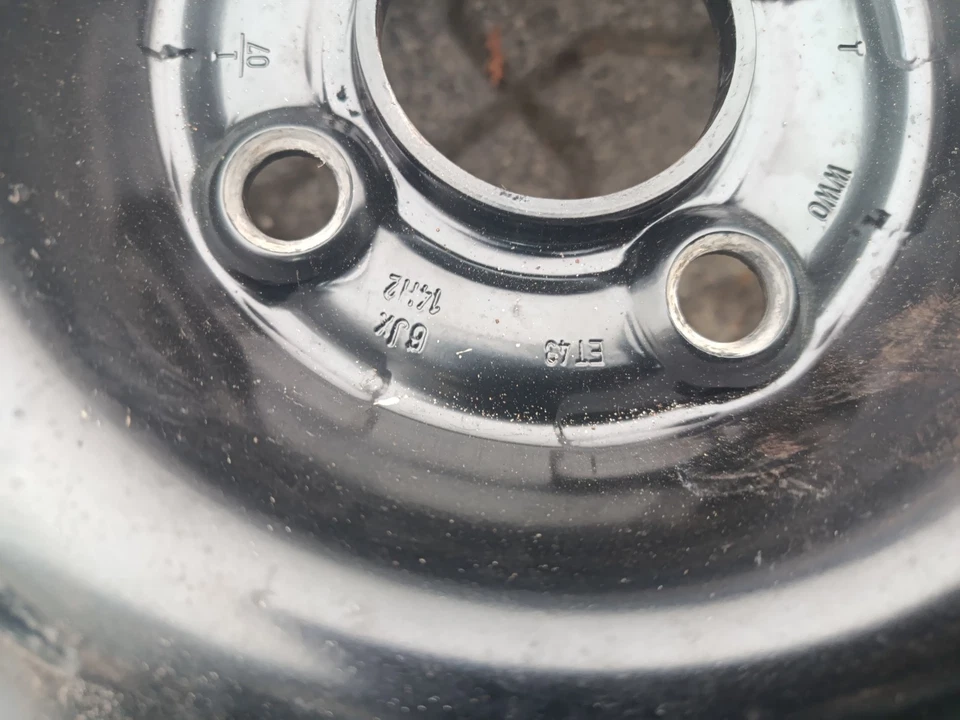 VW Lupo 6X Polo 6N Golf 3 Ersatzrad Notrad 1H0601027A 6Jx14 185/55 R14 79H - Bild 3 von 4