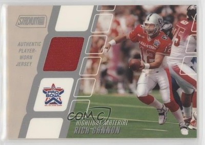 2002 Topps Stadium Club Highlight Material 974/1499 Rich Gannon #HM-RG 1n0