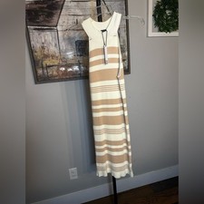 NWT Sanctuary Size XXL Striped Sleeveless Knit Maxi Dress