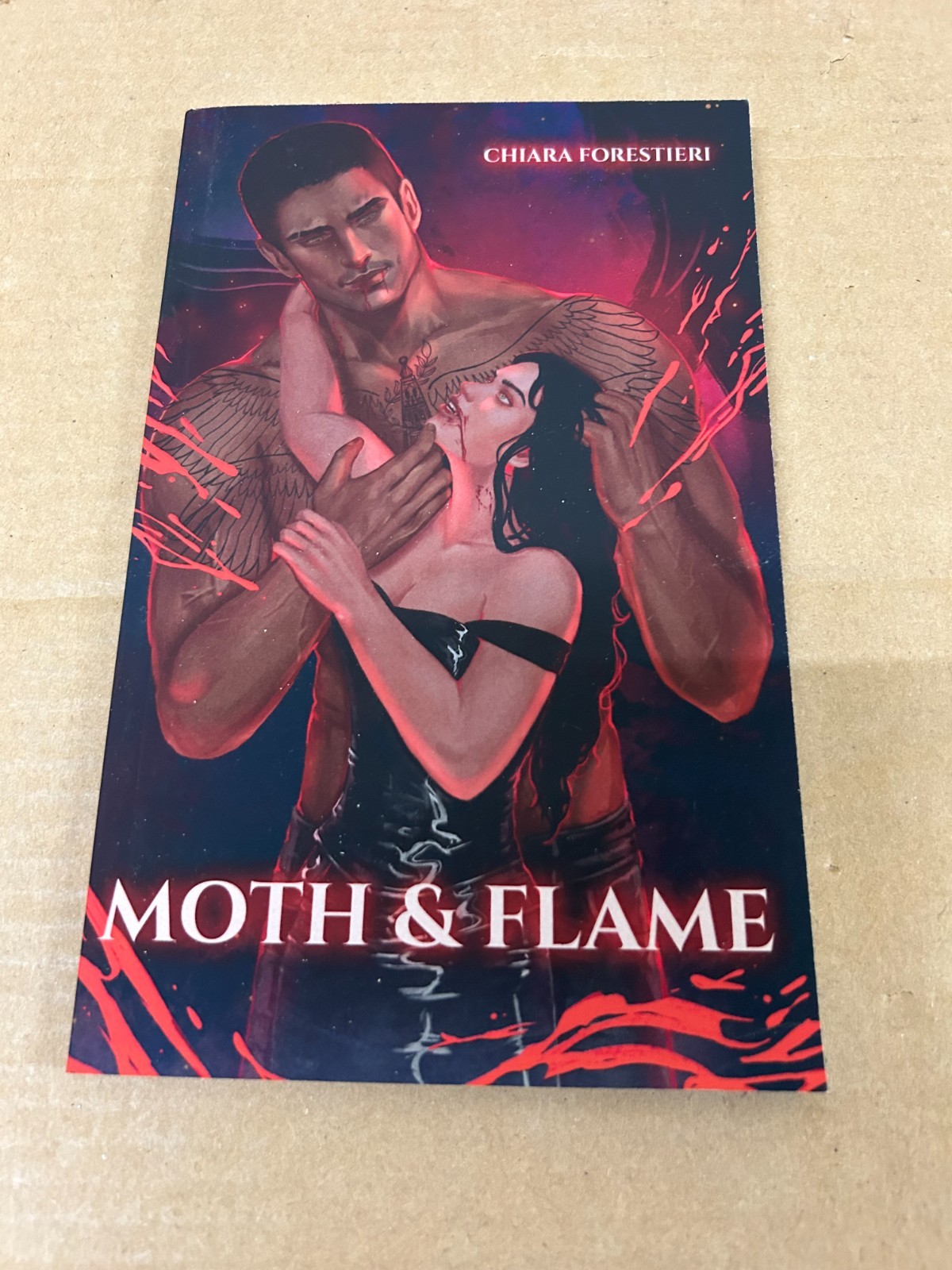 Moth & Flame - Chiara Forestieri (Paperback) SIGNED BY AUTHOR - Free P+P