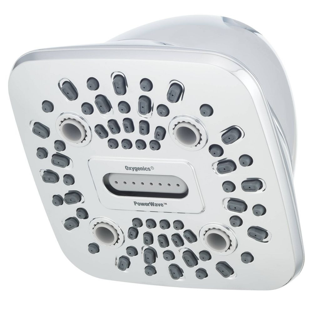 4.5 Насадка для душа Power Wave 6 Spray Water Sense Хромированная - Oxygenics