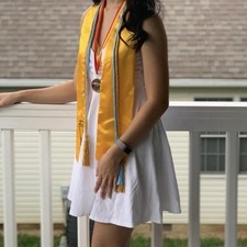 Forever 21 Women’s White  Spaghetti Strap Dress Size Small S 