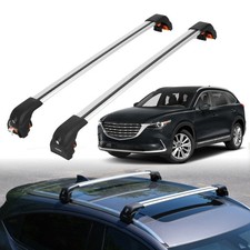 Heavy Duty Roof Rack Crossbars for Mazda CX-9 2016-2023 w/ Flush Rails