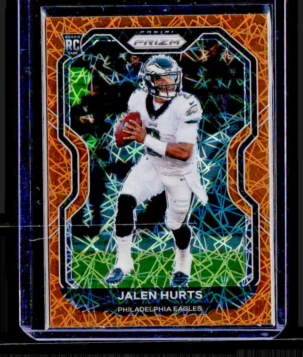 2020 Panini Prizm - Rookie Jalen Hurts #343 orange Lazer Prizm (RC)