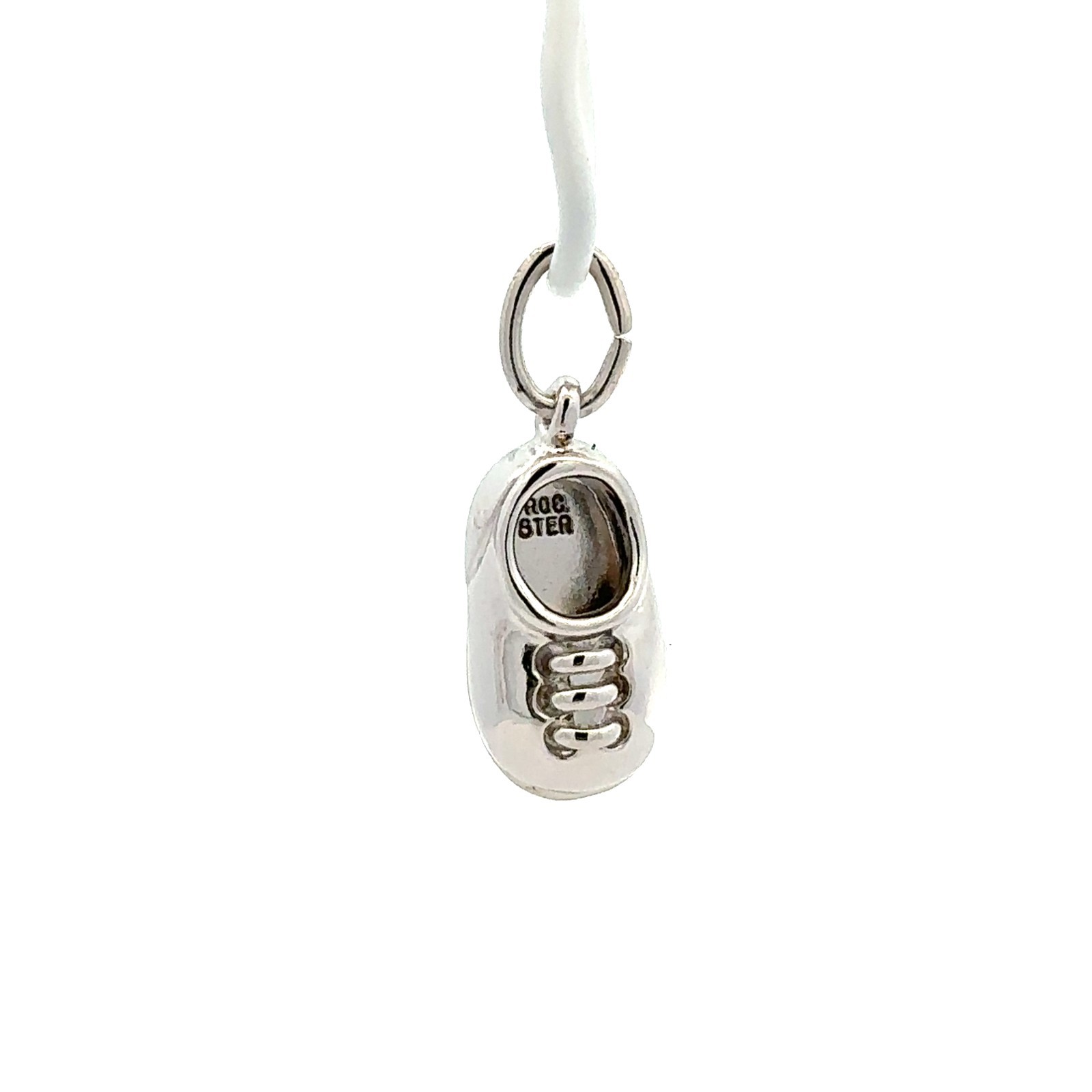 Sterling Silver Baby Shoe Charm (7 x 15 mm)