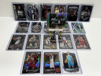 Basketball Card Lot 20 Bowman U Chrome Ace Flagg, Brandon Podziemski RC 1 # Card
