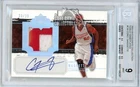 Corey Maggette 2003 Exquisite Nameplates Patch Autograph Card #NN-CM 23/25 BGS 9