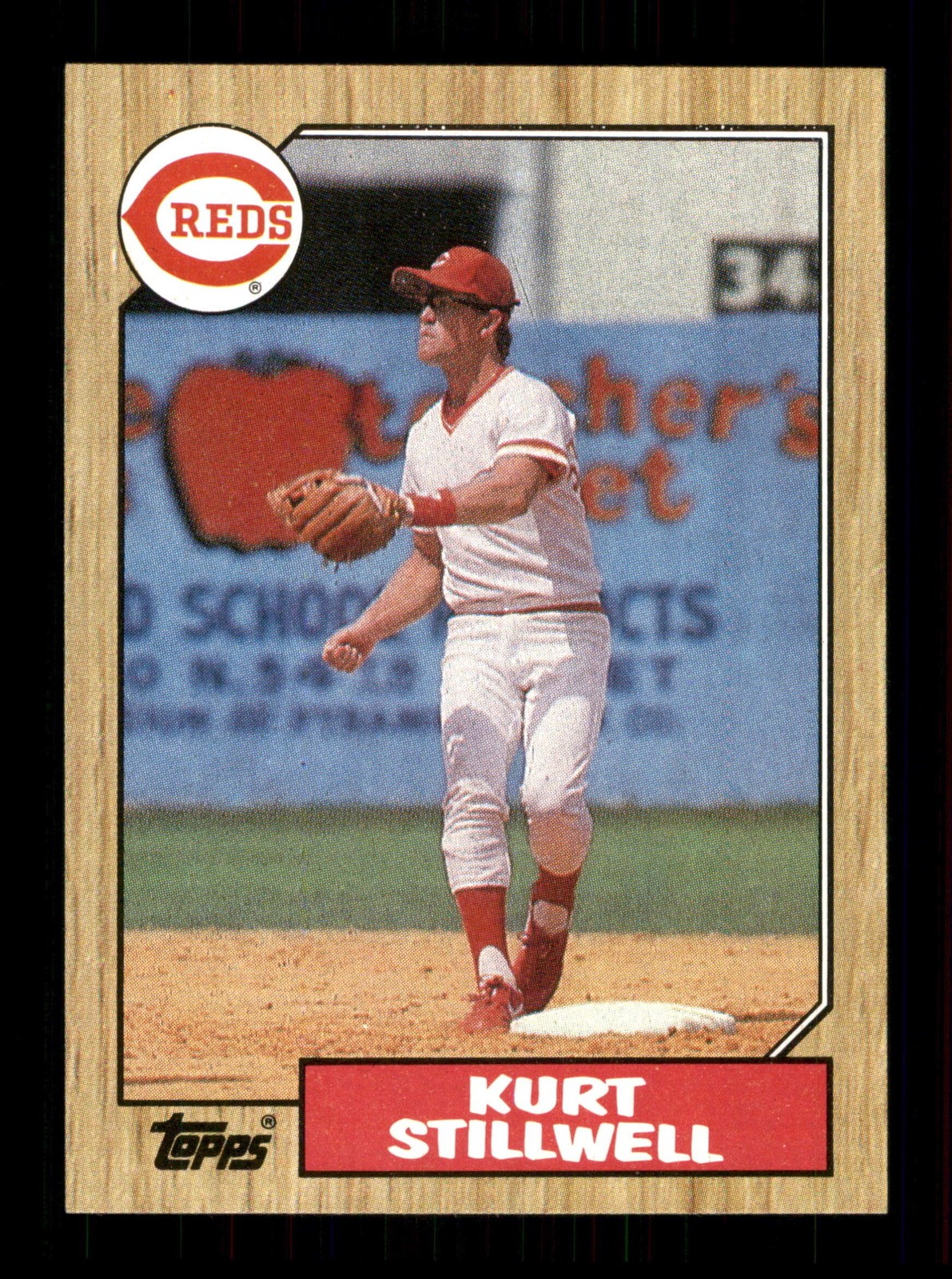 623 Kurt Stillwell  Reds 1987 Topps Baseball Sports Trading Card TC CC