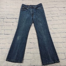 Levis 20517-0217 Jeans MENS 32x33 Boot 517 Saddleman Orange Tab Vintage MADE USA