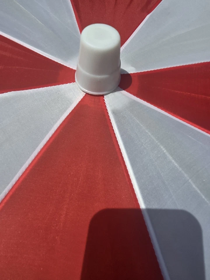 Guarda-chuva promocional Coca Cola para praia/festa/mercado vintage raro - Imagem 3 de 4