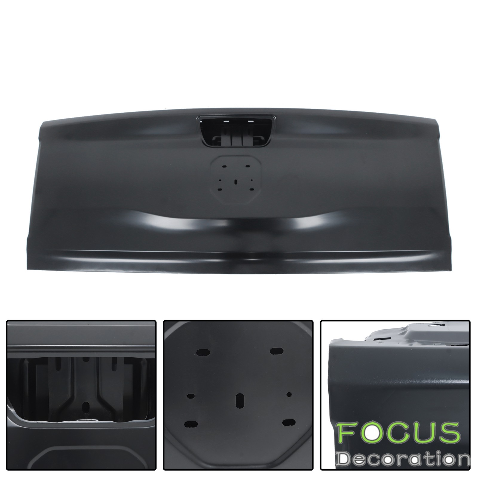 Fit For Dodge Ram 1500 2019 2020 2021 2022 Pickup Rear Tailgate Aluminum Black