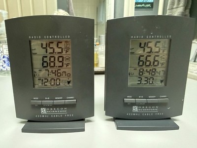 Oregon Scientific Weather Station Modules 2x sensors 2x Base Stations