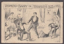 Redmund & Barry in Herminie or the Cross of Gold theatre flyer ca 1880s