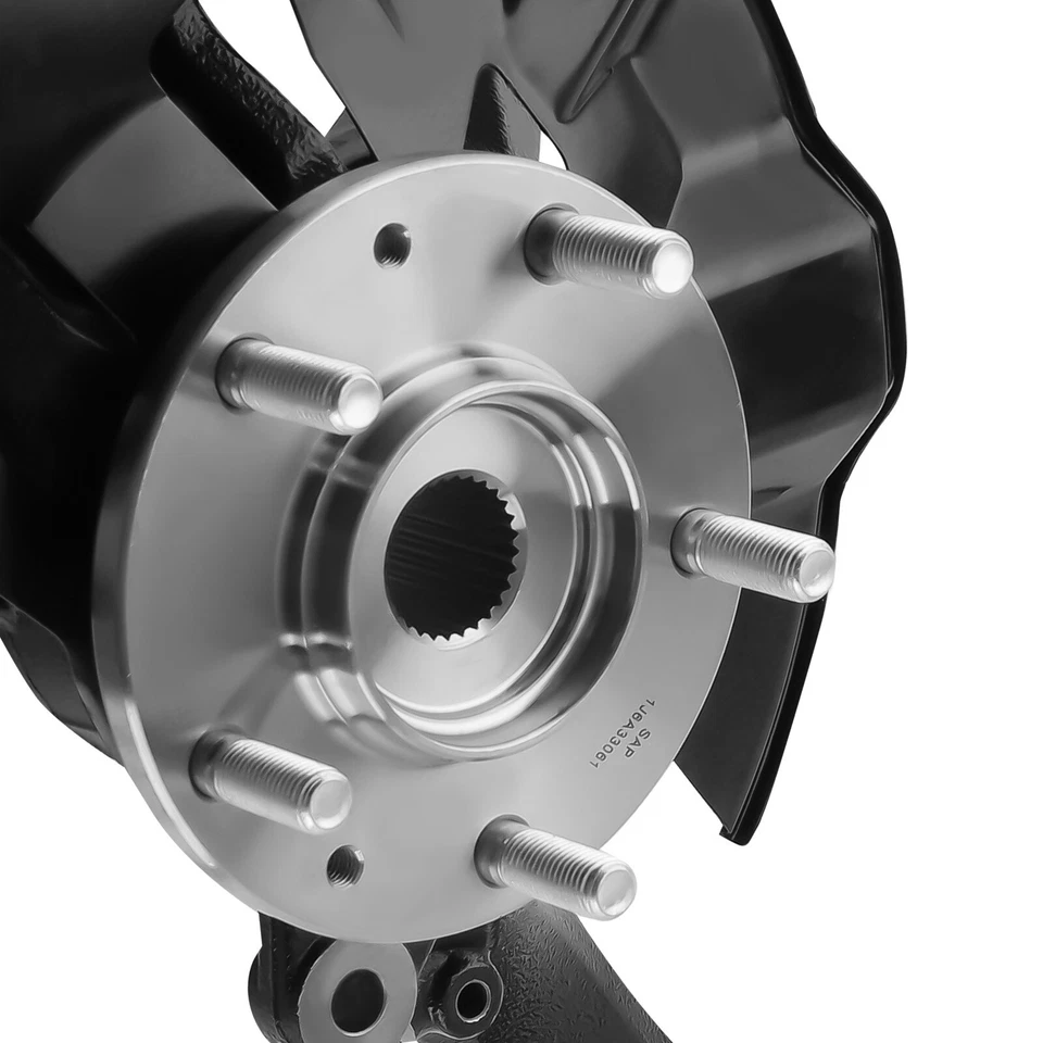 Conjunto de nudillo de dirección con cojinete de cubo de rueda delantera para Lincoln MKZ 2007-2012 Foto 2 de 4