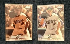 2025 Topps Stadium Club NICK KURTZ - SEPIA & PINK REFRACTORS + BASE RC Athletics