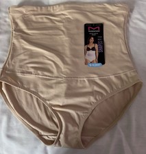 MAIDENFORM WOMEN'S FIRM CONTROL HIGH WAIST SHAPING BRIEF COOL COMFORT 2XL BEIGE