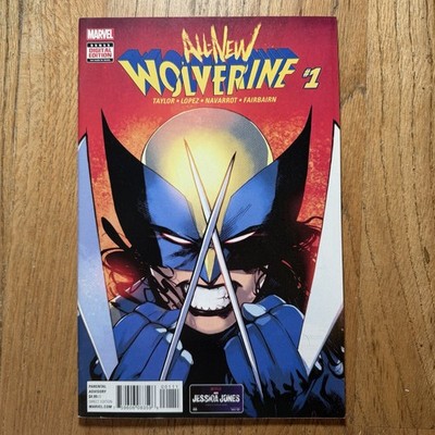 All-New Wolverine #1 1st X-23/Laura Kinney as Wolverine Marvel Comics 2016 VFNM
