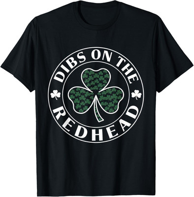 Funny Irish St Patricks Day Shamrock Dibs Design Unisex T-Shirt