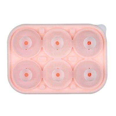 3D Diamantine Ice Cubes Mould Efficient Silicone 6 Cavities Mould For Whiskeys