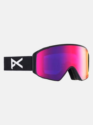 Anon Schneebrille M4 Cylindrical Goggles + Ersatzglas und Maske Black / Perceive