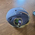 Ray Lewis Signed Alternate Baltimore Ravens Speed Flex Helmet BAS COA W/ HOF 18