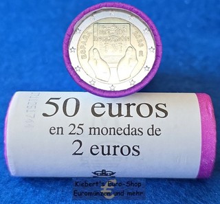2 Euro Gedenkmünze Spanien 2026 Schutz Rechte und Inklusion