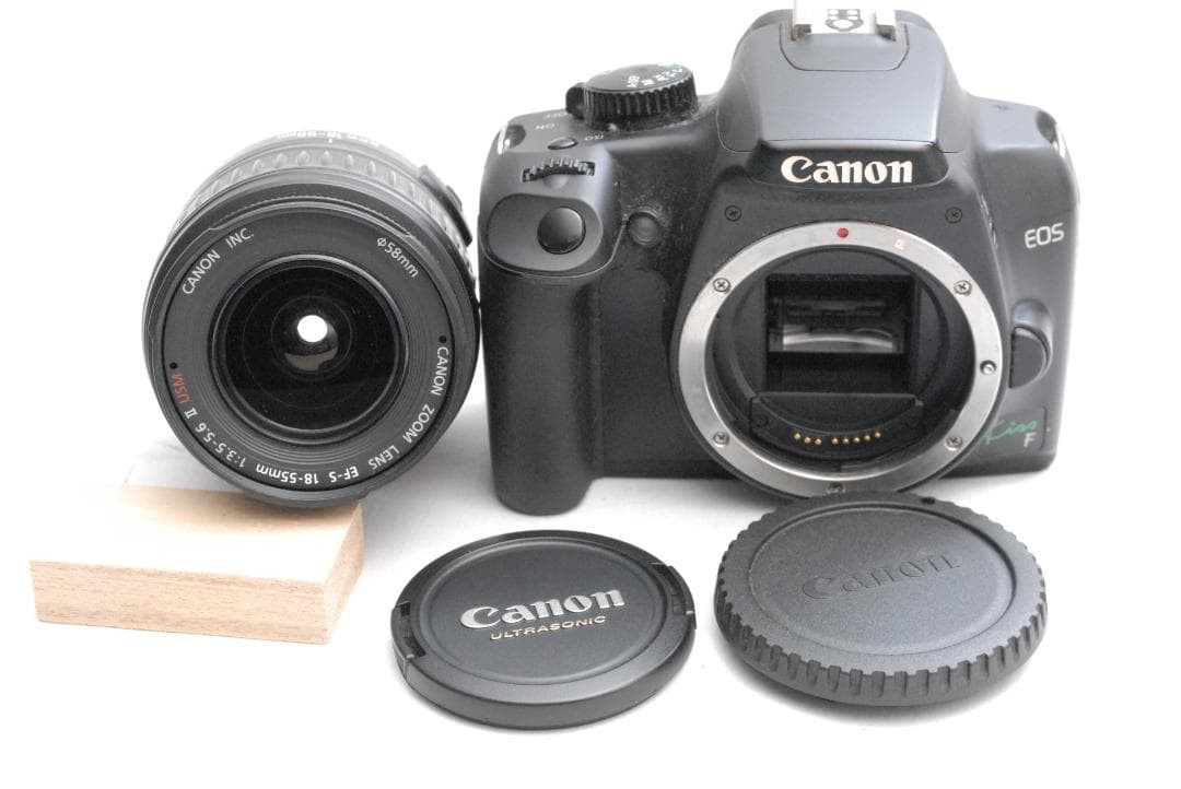 Canon EOS Kiss F/EF-S 18-55mm (良品） Canon EOS Kiss F Digital Camera with EF-S 18-55mm Lens Tested Good