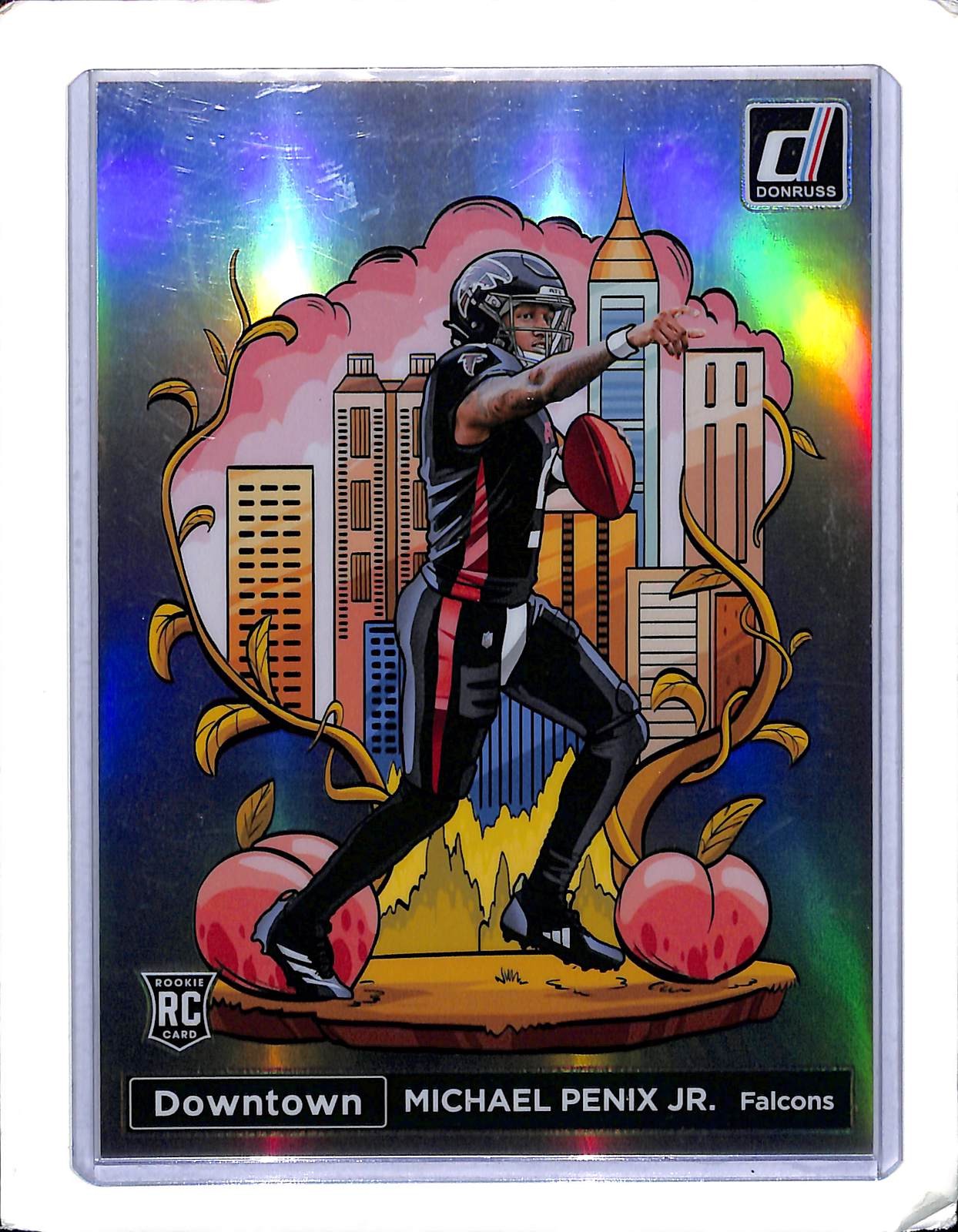 2024 Panini Donruss Michael Penix Jr. Jumbo Oversized Downtown Rookie #14 (B)