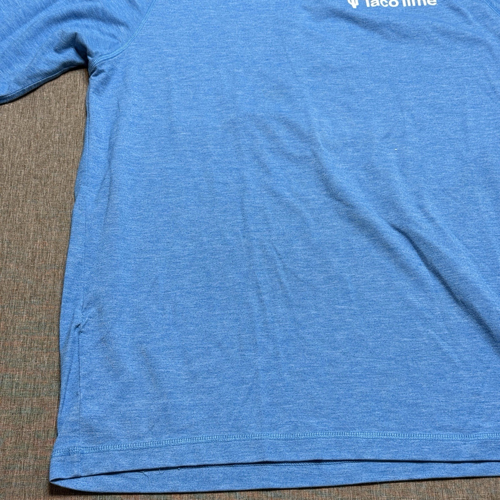 Taco Time Employee Uniform T-Shirt Mens Large Summer Time is Taco Time