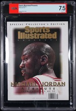 Sports Illustrated January 20, 1999 Michael Jordan A Tribute PSA GRADED 7.5