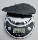  377g Wyoming Black Nephrite Jade Rough Slab Natural Lapidary Carving Stone  — photo 4