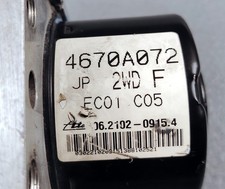 MITSUBISHI LANCER GALANT FORTIS ABS ANTI BRAKE LOCK ACTUATOR MODULE 4670A072