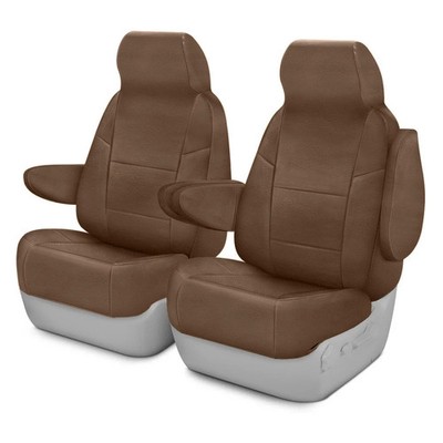 Coverking CSCRH4CH10416 Rhinohide 1st Row Custom Brown Seat Covers