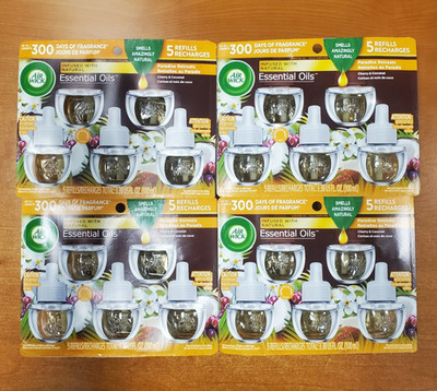 20 Refills: Air Wick Essential Oils Plug Ins *Paradise Retreats* (12E-2979)