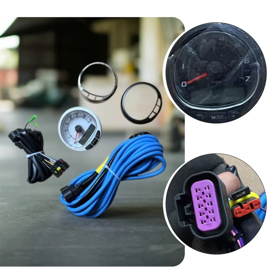 79-8M0135641 Tachometer SmartCraft SC1000 For Mercury Quicksilver SS 8M01010991T - Image 3 of 4