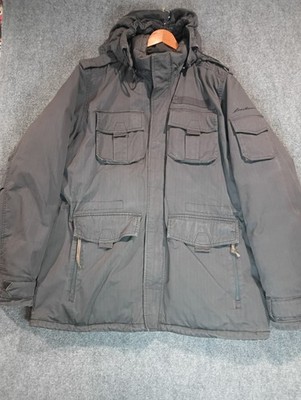 Eddie Bauer Men's Premium Goose Down Parka Gray XXLT Heavy Down Parka 
